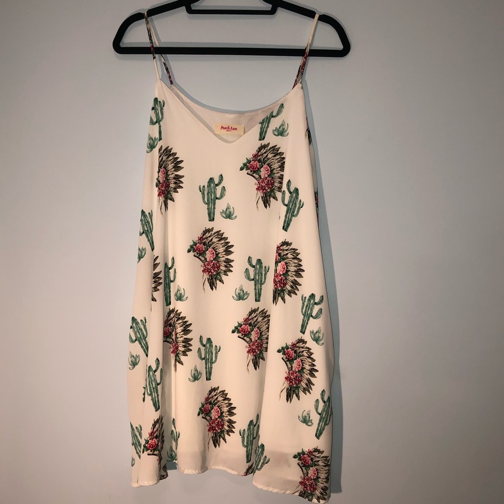 Peach Love Spaghetti Strap Dress